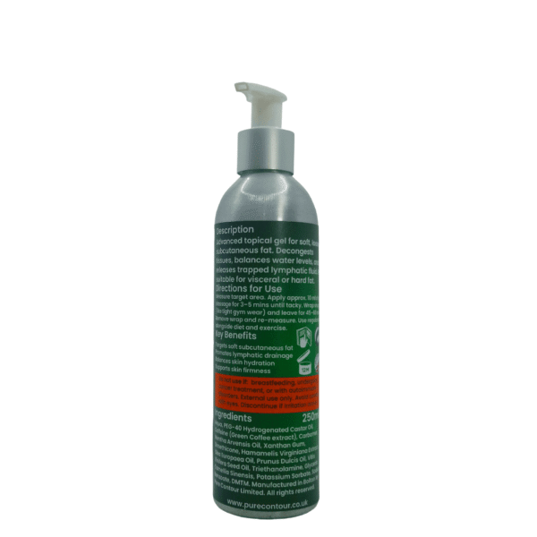 Pure Contour Fat Dissolving Gel_250 Side Pure Contour Fat Dissolving Gel 250 ml