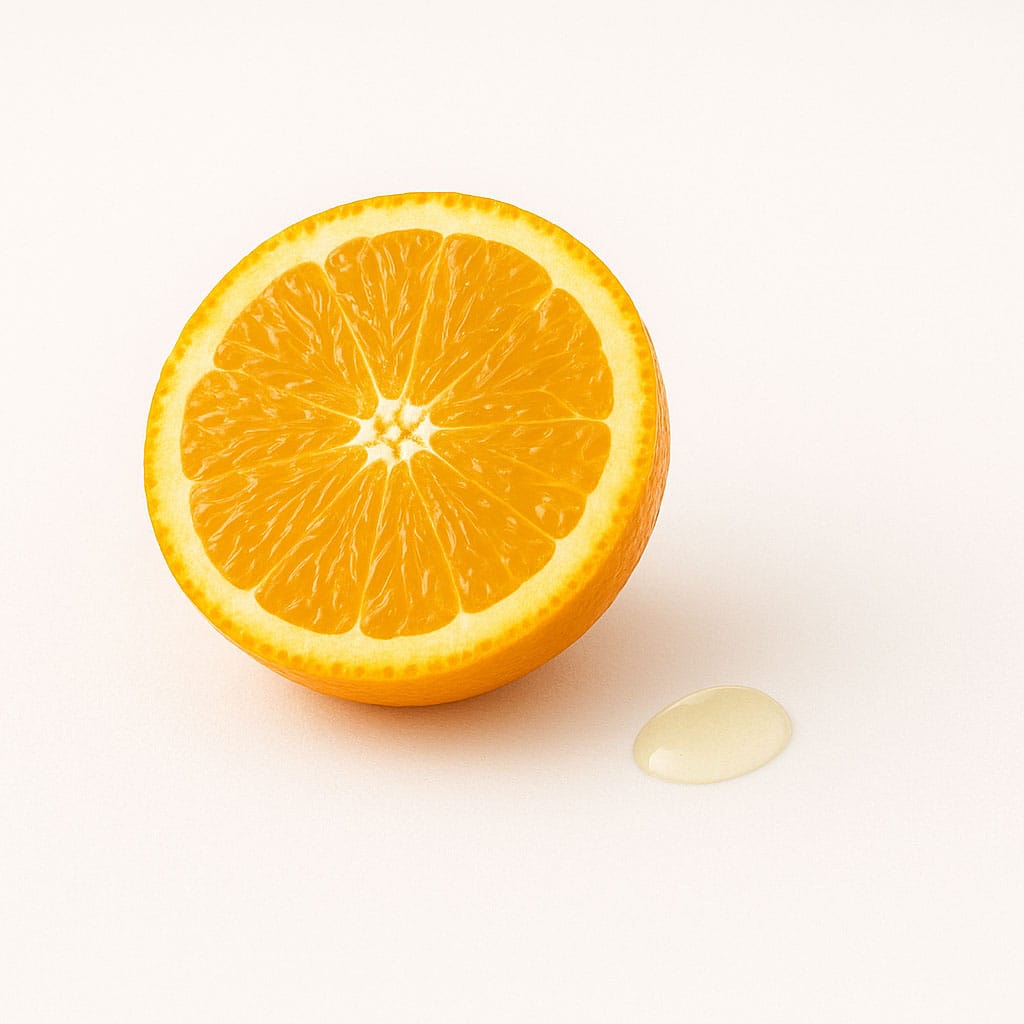 Close-up of Vitamin C on white background, Purecontour.